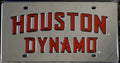 Houston Dynamo MLS Premium Laser Cut Tag License Plate, Mirrored Acrylic Inlaid, 12x6 Inch