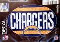 Los Angeles Chargers 5x7 Inch Decal Sticker MEGA Design Flat Vinyl Auto Home Vintage Design