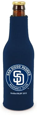 San Diego Padres 12oz Bottle Zipper Beverage Insulator Neoprene Holder Cooler Baseball