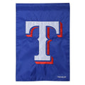 Texas Rangers Garden Flag, Premium 2-Sided, Embroidered, 12.5 x 18 inches, Blue