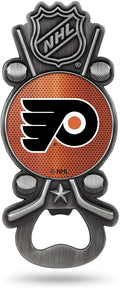 Philadelphia Flyers Metal Pewter Bottle Opener Magnet Party Starter, 4 Inches, Officially Licensed