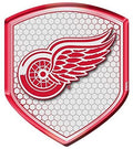 Detroit Red Wings High Intensity Reflector Decal Sticker, Shield Design, 2.5x3.5 Inch, Full Adhesive Backing, Officially Licensed, Made in the USA