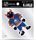 New York Islanders Mascot Logo Premium 4x4 Decal with Clear Backing Flat Vinyl Auto Home Sticker Hockey