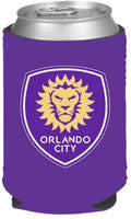 Orlando City SC Lions CAN Beverage Insulator Neoprene Holder Cooler FC SC Soccer MLS