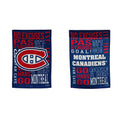 Montreal Canadiens Premium Double Sided Banner House Flag, Fan Rules Design, 28x44 Inch