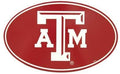 Texas A&M University Aggies 8 Inch Magnet, Vinyl, Heavy Duty, Oval