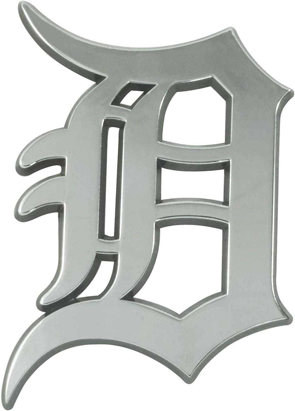 Detroit Tigers Solid Metal Raised Auto Emblem Decal Adhesive Backing
