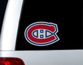 Montreal Canadiens 12 Inch Preforated Window Film Decal Sticker, One-Way Vision, Adhesive Backing
