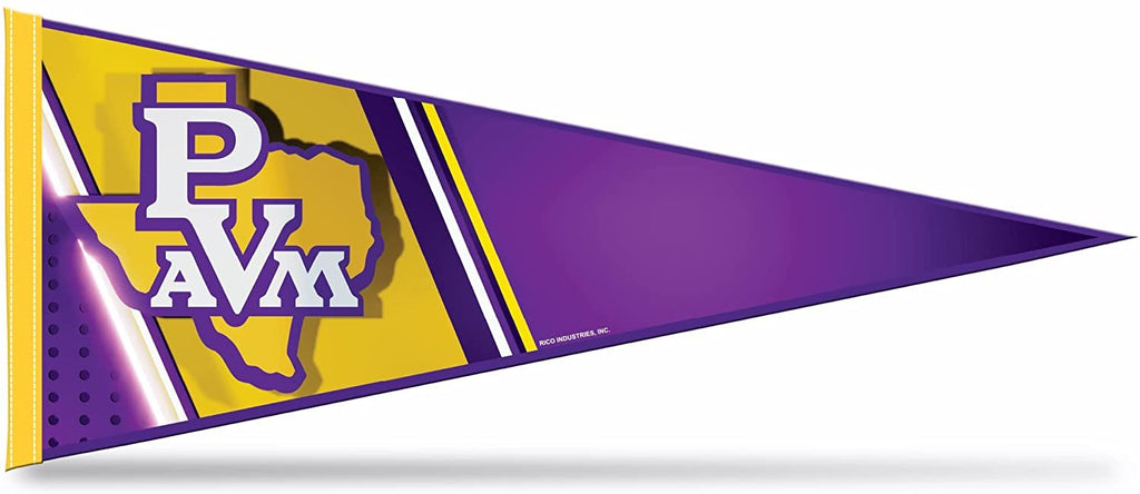 Prairie View A&M University Panthers Soft Felt Pennant, Brick Logo, 12x30 Inch