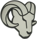 Los Angeles Rams Solid Metal Raised Auto Emblem Decal Adhesive Backing