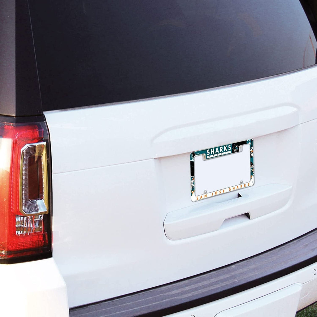 Rico Industries NFL Tennessee Titans Primary 12" x 6" Chrome All Over Automotive License Plate Frame for Car/Truck/SUV