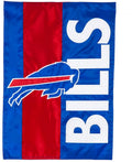 Buffalo Bills Premium Garden Flag Banner, Double Sided, Embroidered Applique, 13x18 Inch