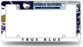 Georgia Southern University Eagles Metal License Plate Frame Tag Cover, All Over Design, 12x6 Inch