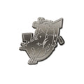 Rico Industries NCAA Southern Arkansas Muleriders Antique Auto Emblem Antique Nickel Auto Emblem for Car/Truck/SUV