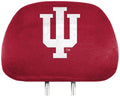 Indiana University Hoosiers Premium Pair of Auto Head Rest Covers, Full Color Printed, Elastic, 10x14 Inch