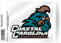 Coastal Carolina University Chanticleers 3 Inch Flat Static Cling Decal