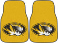 University of Missouri Tigers Front Floor Mats, Carpet Car Set, 18x27 Inch, Nylon, Set of 2