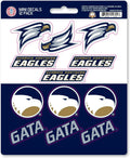 Georgia Southern University Eagles 12-Piece Mini Decal Sticker Set, 5x6 Inch Sheet, Gift for football fans for any hard surfaces around home, automotive, personal items