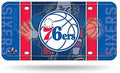 Philadelphia 76ers Metal Auto Tag License Plate, Jersey Design, 6x12 Inch