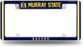 Murray State University Racers Metal License Plate Frame Chrome Tag Cover Alternate Design 6x12 Inch