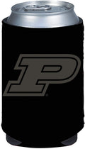 Purdue Boilermakers 2-Pack Tonal Black Design 12oz CAN Neoprene Beverage Insulator Holder Cooler University