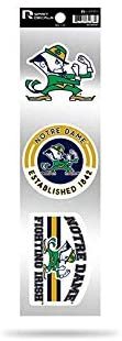 Notre Dame Fighting Irish 3 Piece Retro Spirit Decals Premium Throwback Stickers