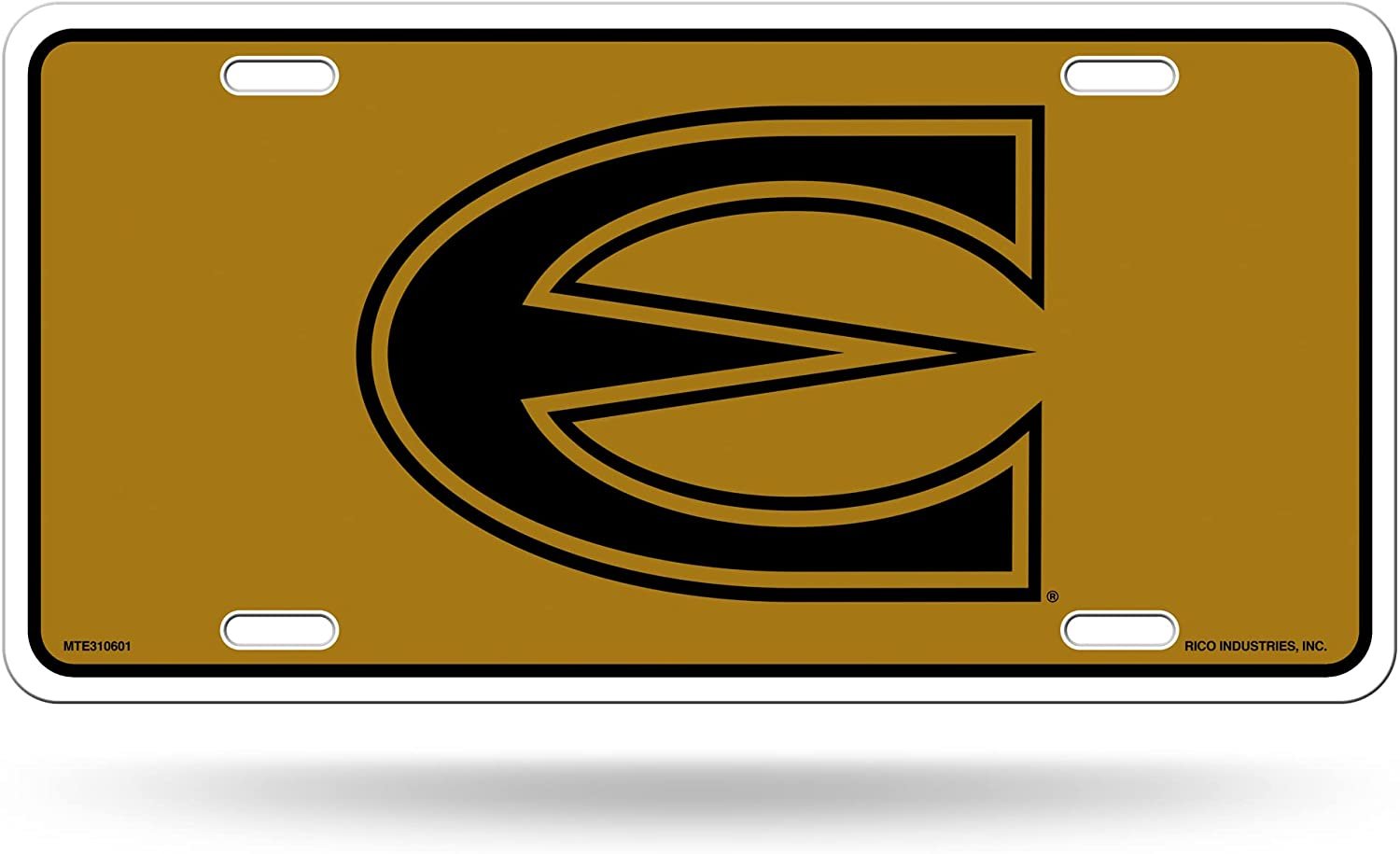 Emporia State University Hornets Metal Auto Tag License Plate, Gold Design, 6x12 Inch