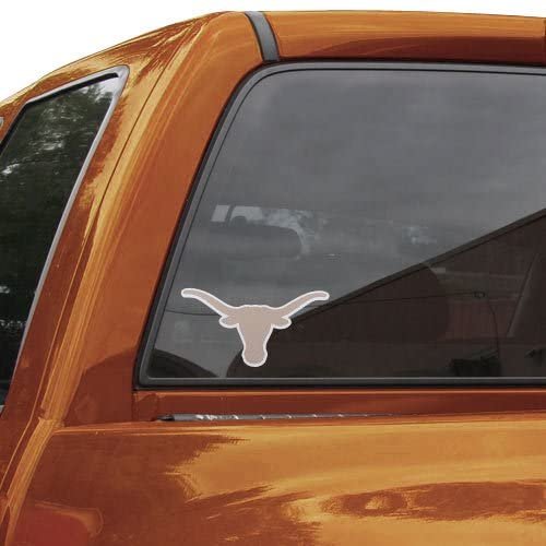 University of Texas Longhorns 8 Inch Preforated Window Film Decal Sticker, One-Way Vision, Adhesive Backing