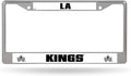 Los Angeles Kings Premium Metal License Plate Frame Chrome Tag Cover, 12x6 Inch