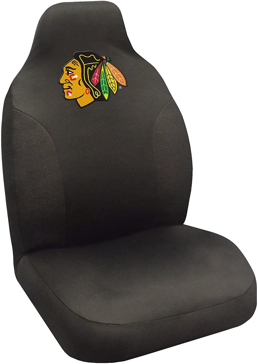 FANMATS - 14961 NHL Chicago Blackhawks Polyester Seat Cover,20"x48"