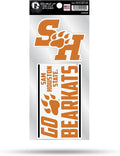 Sam Houston State University Bearkats Double Up Die Cut 2-Piece Sticker Sheet