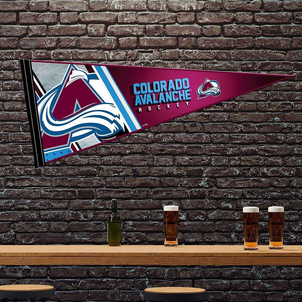 Colorado Avalanche Primary Pennant 12" x 30" Soft Felt