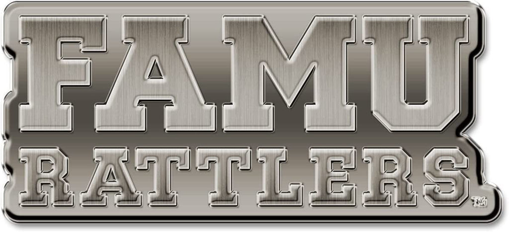 Florida A&M University Rattlers FAMU Auto Emblem Solid Metal Antique Style