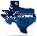 Dallas Cowboys Pennant State Shape 18 Inch Soft Felt
