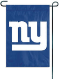 New York Giants Garden Flag Premium 13x18 Nylon APPLIQUE & Embroidered Banner