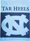 University of North Carolina Tar Heels Premium Double Sided Garden Flag, 13x18 Inch, Display Pole Sold Seperately