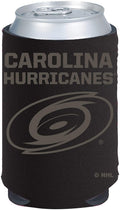 Hurricanes Tonal Black Design 2-Pack 12oz CAN Neoprene Beverage Insulator Holder Cooler Hockey