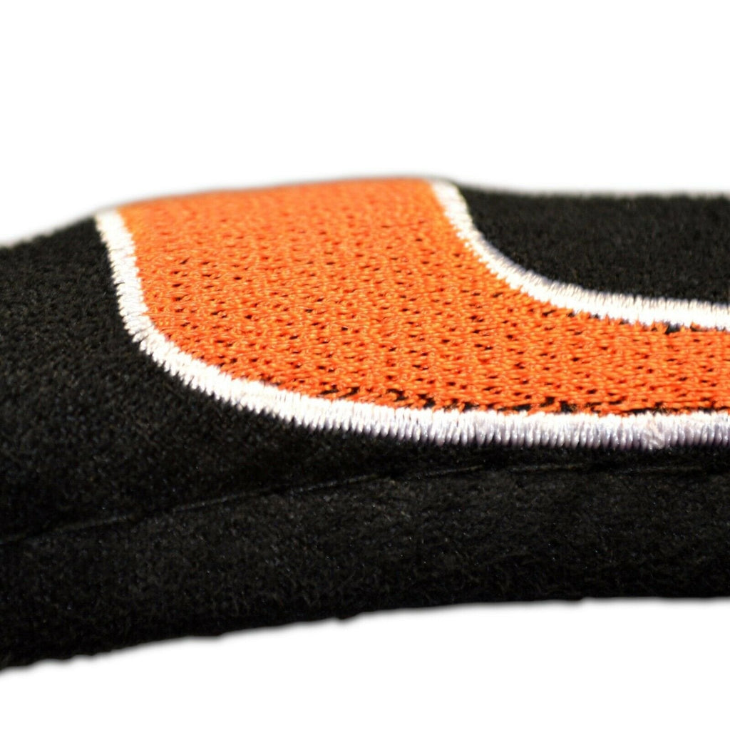 San Francisco Giants Steering Wheel Cover Premium Embroidered Black 15 Inch