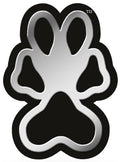 Texas Christian University Horned Frogs TCU Auto Emblem, Silver Chrome Color, Raised Molded Plastic, 3.5 Inch, Adhesive Tape Backing