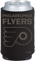 Philadelphia Flyers Tonal Black Design 2-Pack 12oz CAN Neoprene Beverage Insulator Holder Cooler Hockey