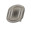 Rico Industries NCAA Nebraska-Omaha Mavericks Antique Auto Emblem Antique Nickel Auto Emblem for Car/Truck/SUV