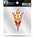 Arizona State University Sun Devils 4x4 Inch Die Cut Decal Sticker, Primary Logo, Clear Backing