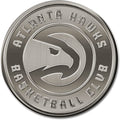 Atlanta Hawks Solid Metal Auto Emblem Antique Nickel for Car/Truck/SUV