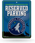Minnesota Timberwolves Metal Parking Sign