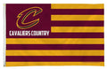 Cleveland Cavaliers Flag Banner 3x5 Country Design Premium with Metal Grommets Outdoor House Basketball