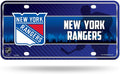 New York Rangers Metal Auto Tag License Plate, City Design, 12x6 Inch