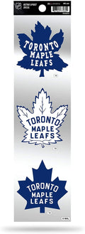 Toronto Maple Leafs 3pc Retro Spirit Decals Premium Throwback Stickers