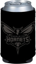 Charlotte Hornets 2-Pack Black Tonal CAN Beverage Insulator Neoprene Holder Cooler Decal Basketball