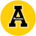 Appalachian State Mountaineers RR 4" Round Vinyl Decal Auto Home University of