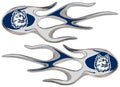 NCAA Connecticut Huskies Micro Flame Graphics Decal (Pack of 2)